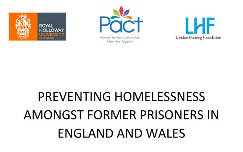 REPORT: Preventing Homelessness Among Former Prisoners