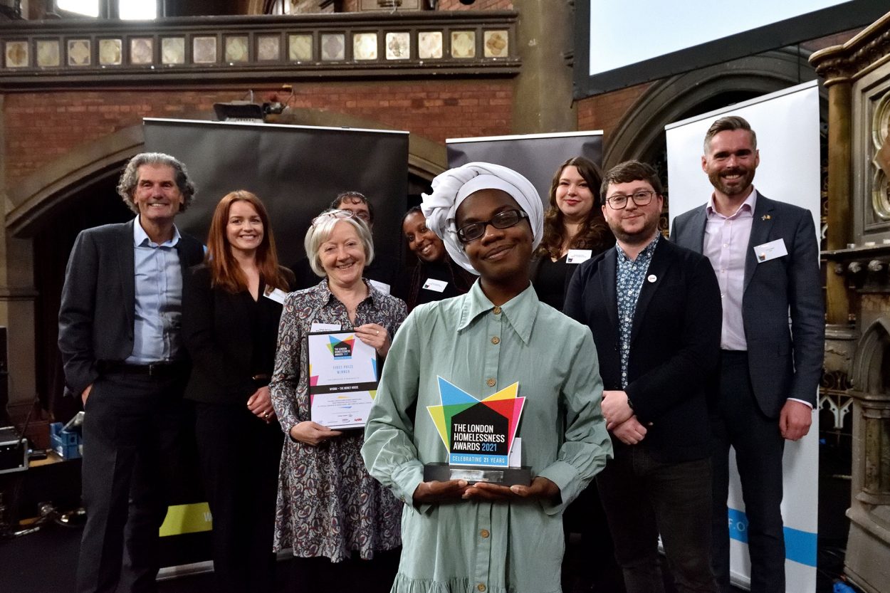 MyBnk wins London Homelessness Award 2021 and £30,000