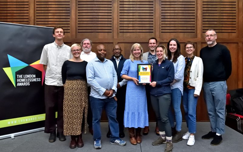 PRESS RELEASE: Winners Announced for London Homelessness Awards 2023